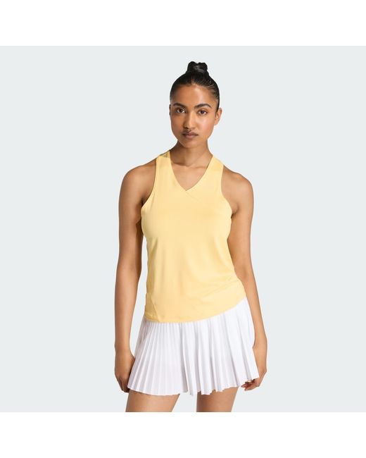 Adidas Green Club Tennis Climacool V-Neck Tank Top