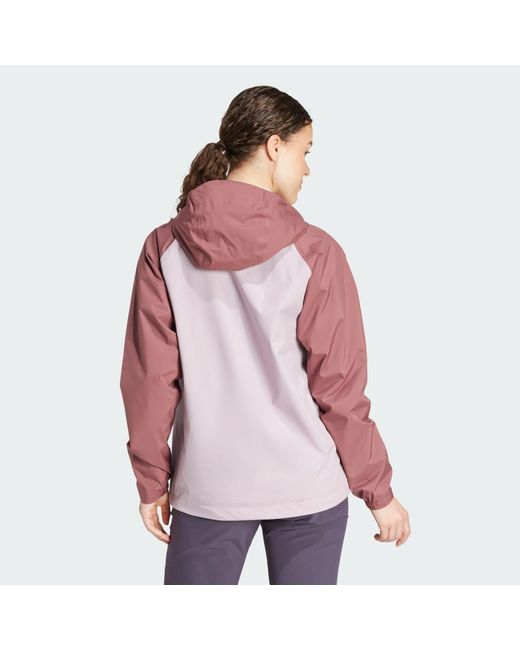 Adidas Red Terrex Multi 2L Rain.Rdy Jacket