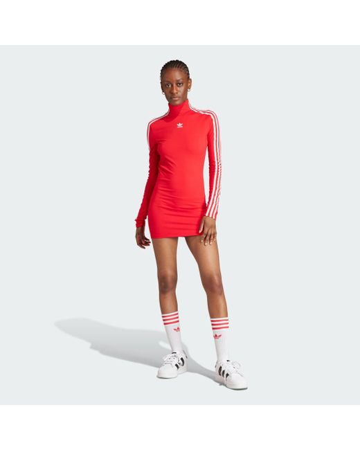 Adidas Red Adilenium Tight Cut Dress