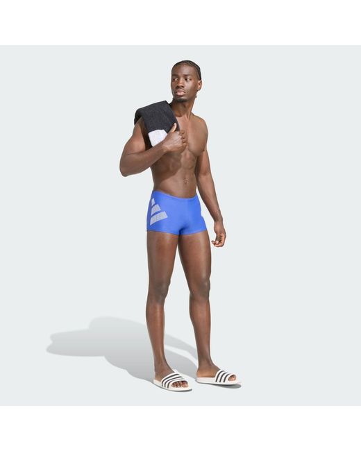 Adidas Blue Big Bars Boxers for men