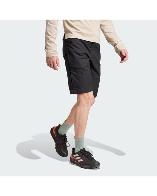 Adidas Black Terrex Xploric Shorts for men