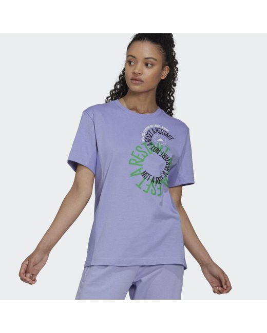 Adidas Blue By Stella Mccartney T-shirt (gender Neutral)