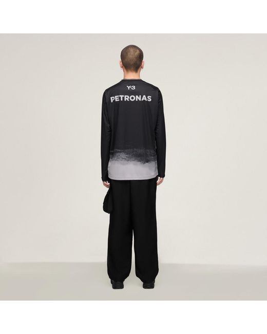 Adidas Black Y-3 Mercedes Mechanics Jersey Long Sleeve