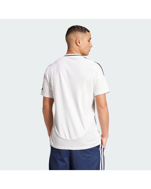 Adidas White Real Madrid 24/25 Home Jersey for men