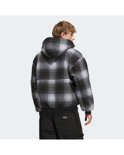 Adidas Black Skateboarding X Mark Gonzales Plaid Jacket