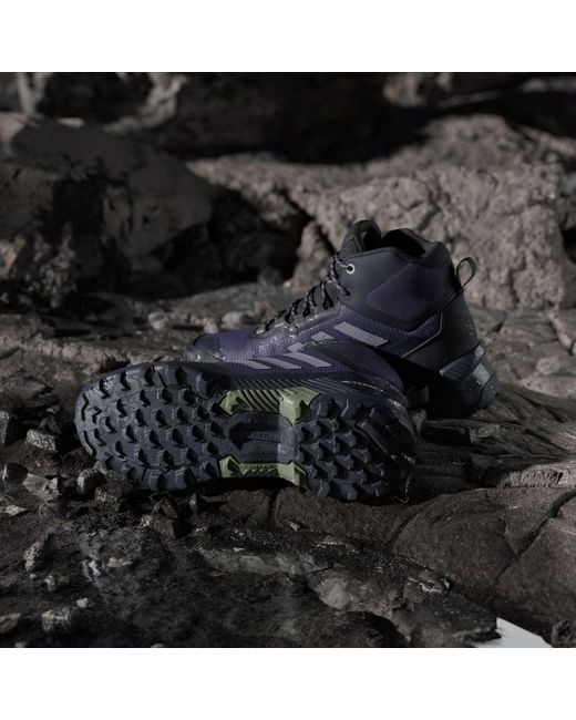Adidas Blue Eastrail 2.0 Mid Rain.Rdy Hiking Shoes