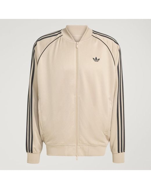 Adidas Natural Sst Adicolor Classics Loose Track Top for men