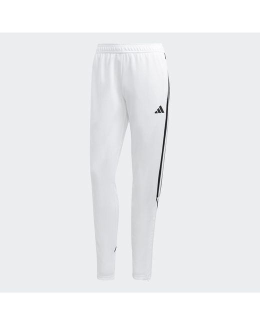 Adidas White Tiro 23 League Tracksuit Bottoms