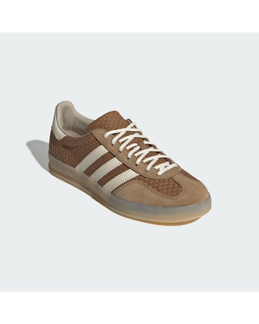 Adidas Brown Gazelle Indoor Shoes for men