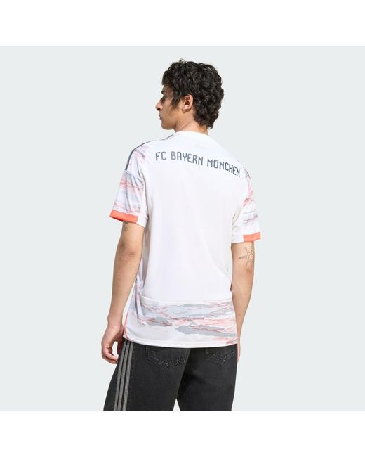 Adidas White Fc Bayern 25/26 'S Team) Away Jersey for men