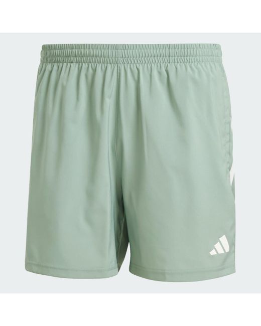 Short Own The Run di Adidas in Green da Uomo