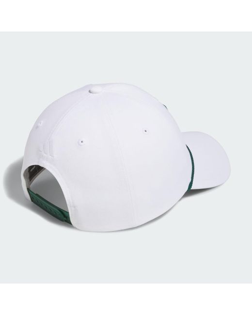 Adidas White Vintage Six-panel Shield Cap for men