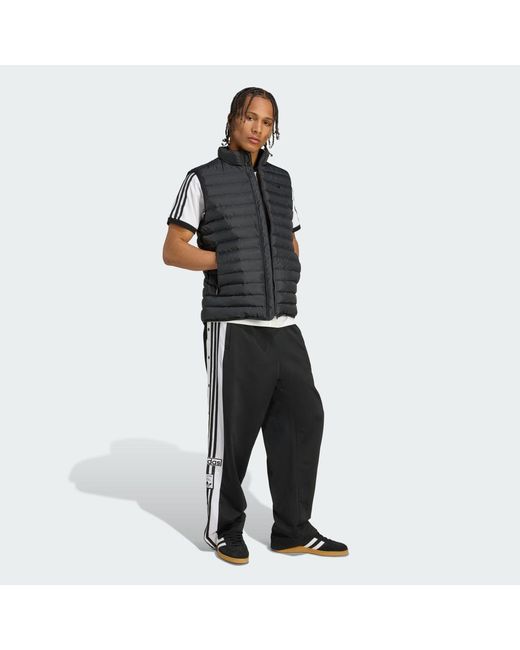 Chaleco Padded Adidas de hombre de color Black