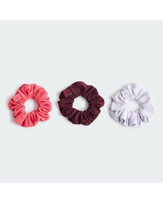 Adidas Red Scrunchies 3Pp