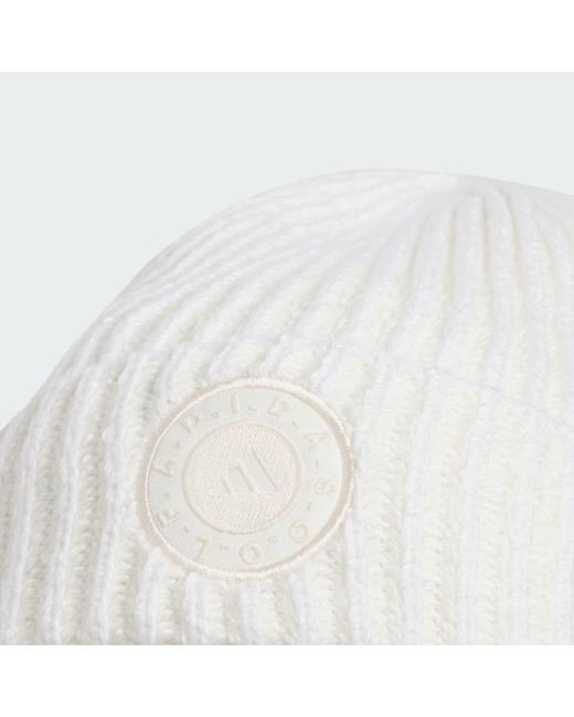 Adidas White Golf Knit Beanie