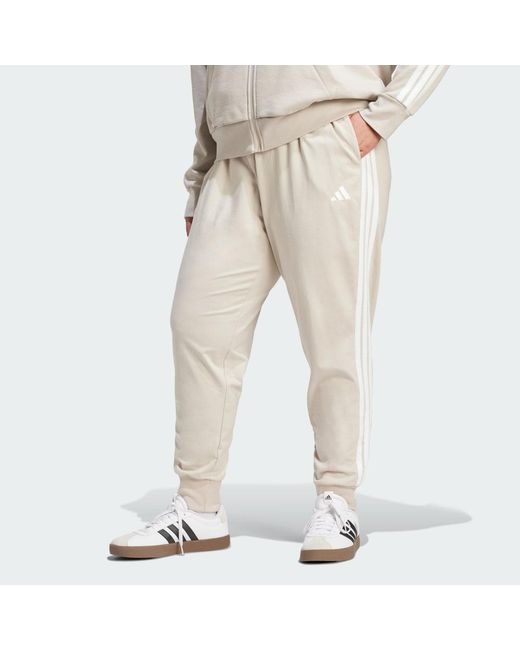 Adidas Natural Essentials 3-Stripes Jogger Joggers (Plus Size)