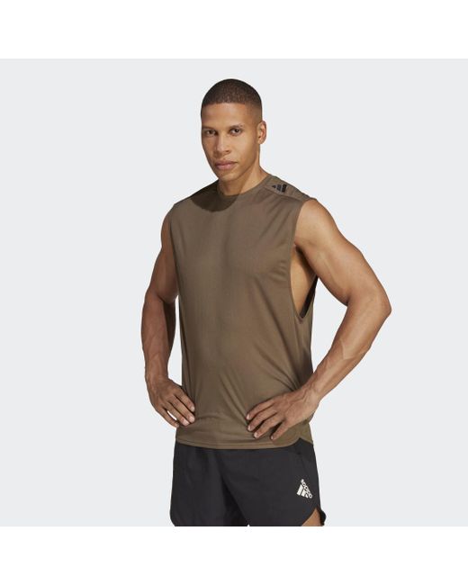 Camiseta sin mangas HIIT Curated By Cody Rigsby adidas de hombre de color  Marrón | Lyst
