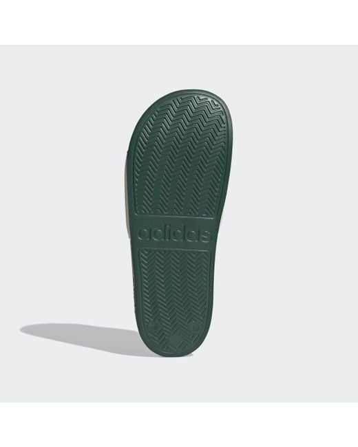 Adidas Green Adilette Shower Slides