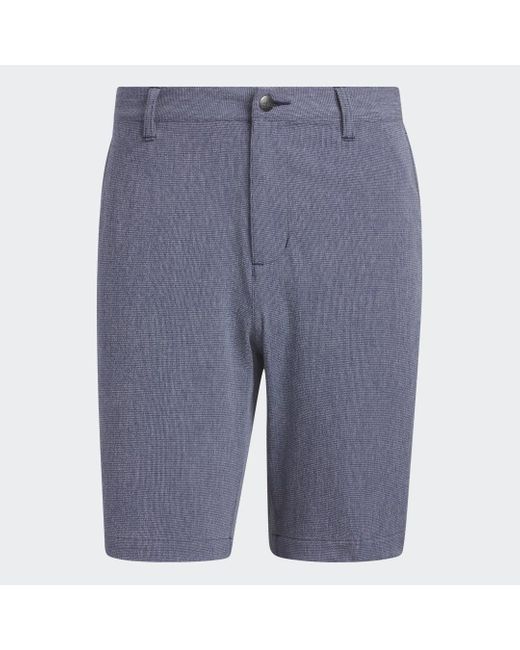 Adidas Blue Golf S Crosshatch Shorts for men