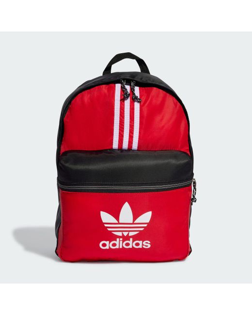 Adidas Red Adicolor Archive Backpack