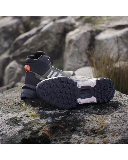 Adidas Black Eastrail 2.0 Mid Rain.Rdy Hiking Shoes