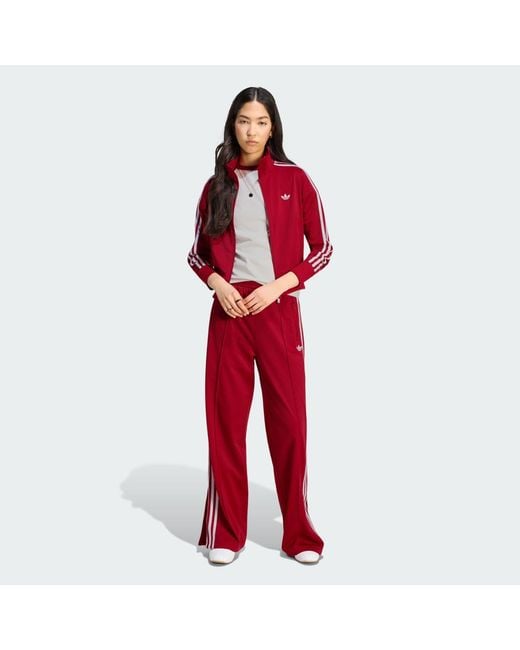 Adidas Red Firebird Classic Track Jacket