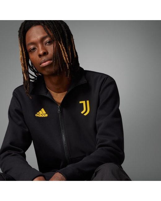 duurzame grondstof schild cel adidas Juventus Anthem Jack in het Zwart voor heren | Lyst NL