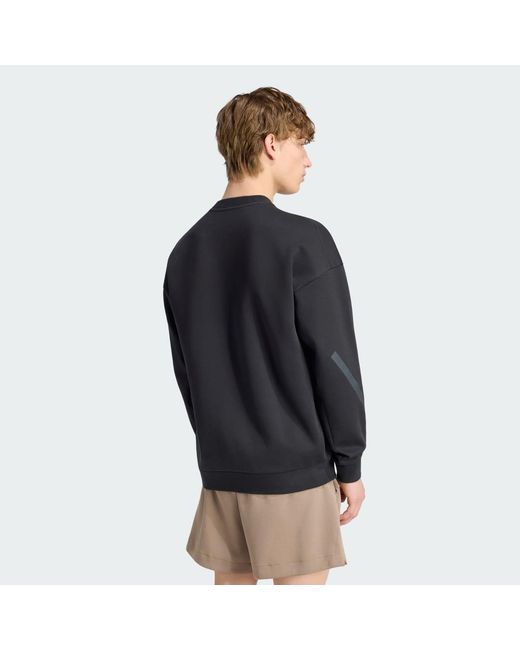 Adidas Black Z.N.E. Sweatshirt for men