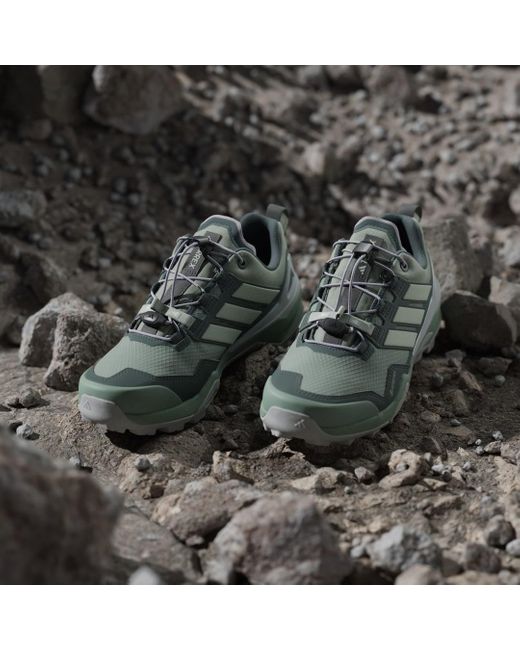 Adidas Green Terrex Skychaser Gore-Tex Hiking Shoes