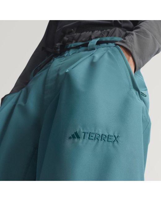 Adidas Blue Terrex Xploric 2 Layer Insulated Climaproof Tracksuit Bottoms for men