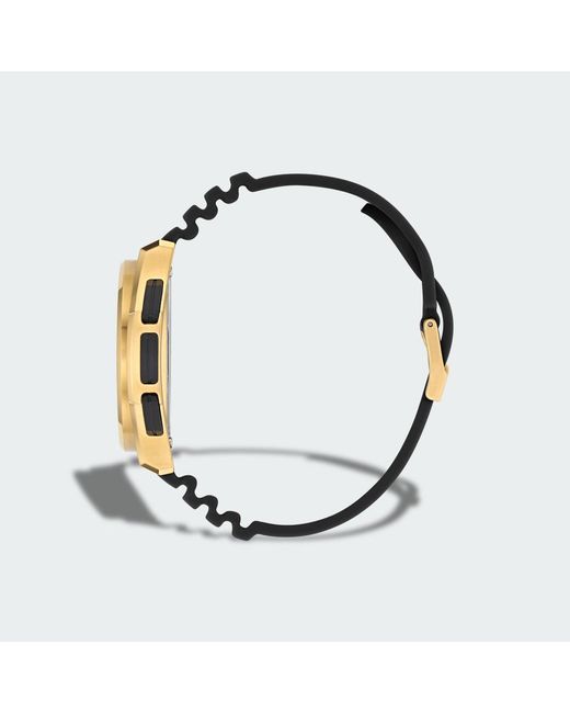 Reloj Expression Three Digital Ps Adidas de color Metallic