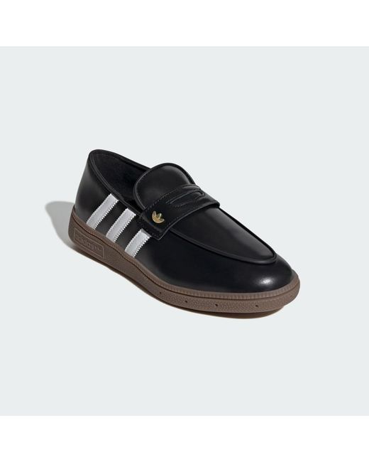 Adidas Black Handball Spezial Loafer Shoes