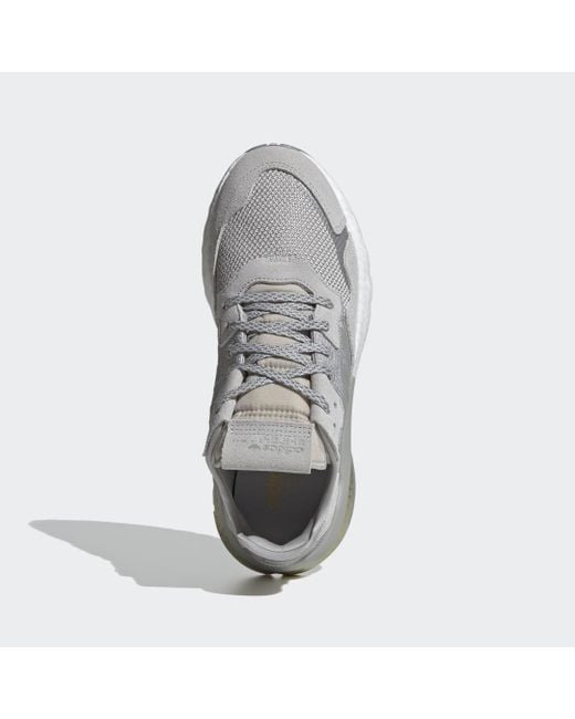 adidas Nite Jogger Shoes in Grey for Men Lyst UK