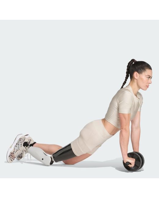 Adidas Natural Workout Essentials Tee Shine