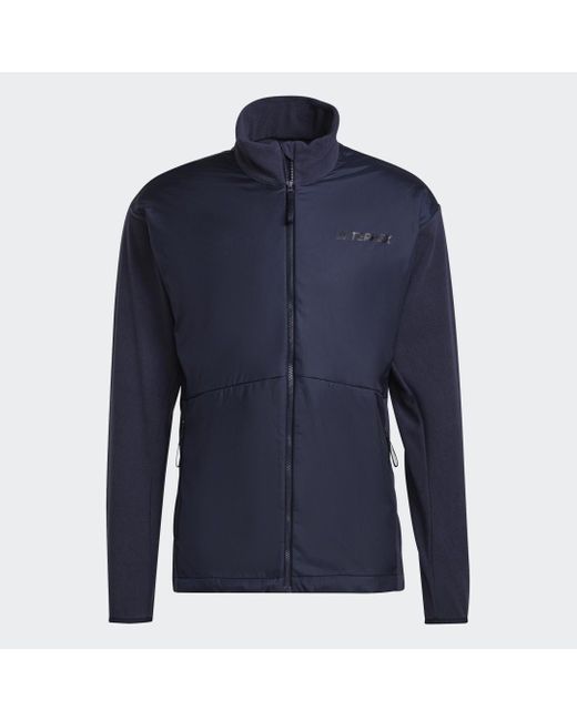 Adidas Multi Primegreen Fleece Windjacke in Blue für Herren