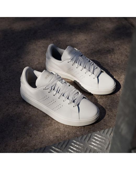 Adidas White Advantage 2.0 Shoes