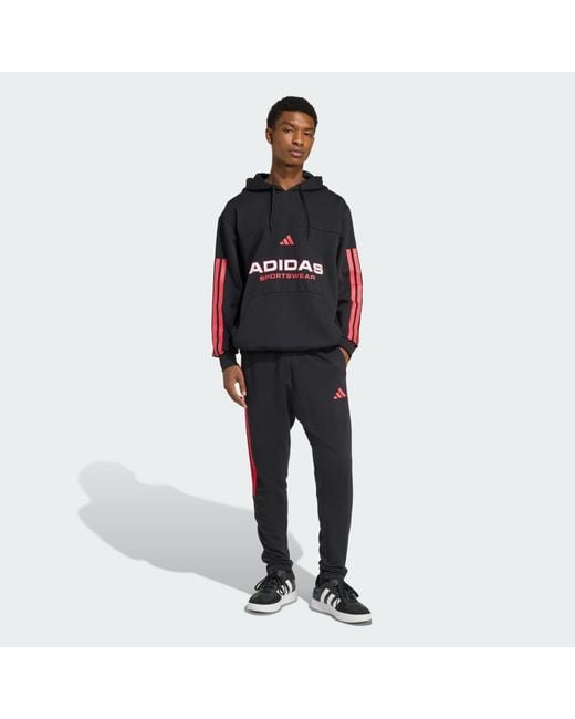 Adidas Black House Of Tiro Fleece Hoodie for men