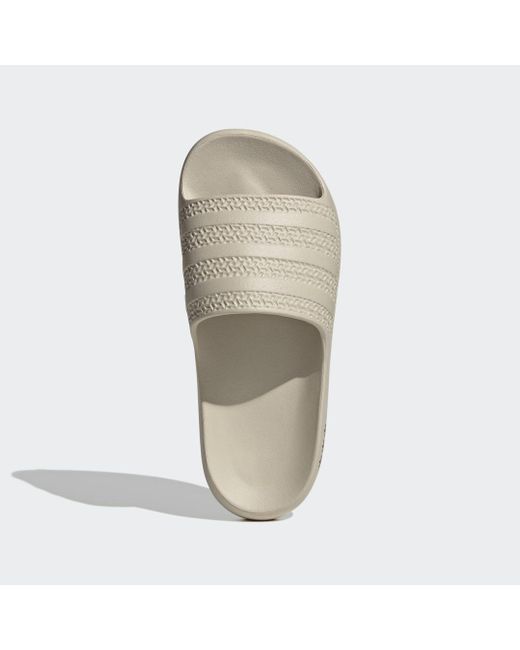 Adidas White Adilette Ayoon Slides