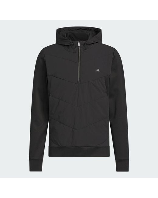 Adidas Black Ultimate365+ Course Control Quilted Anorak for men