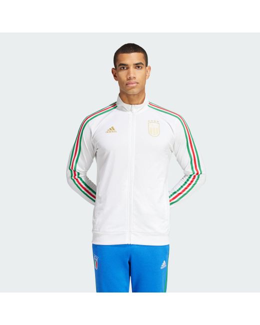 Adidas Blue Italy Dna Track Top for men