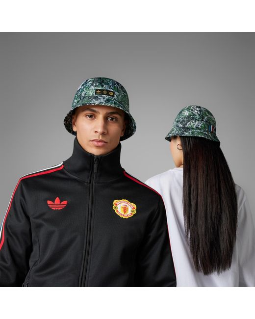 Adidas Multicolor Manchester United Stone Roses Bucket Hat