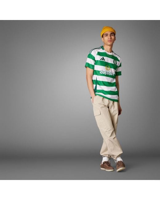 Adidas Green Celtic Fc 24/25 Home Jersey for men