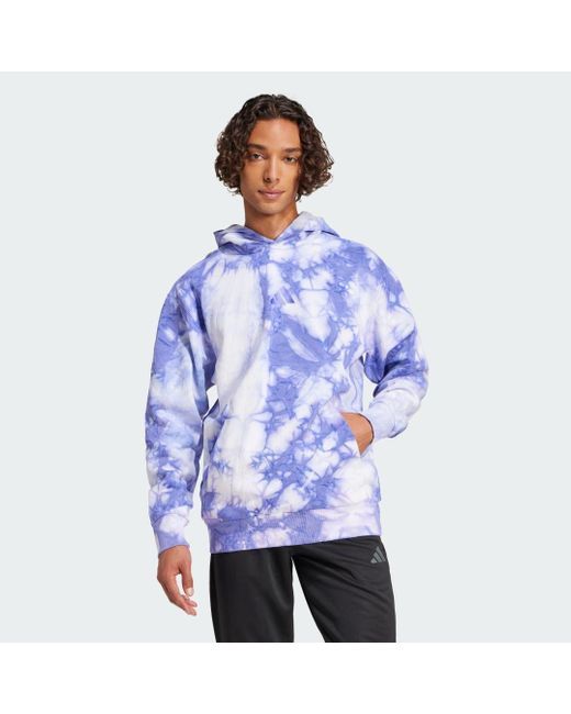 Sudadera Con Capucha All Szn Fleece Washed Adidas de hombre de color Blue