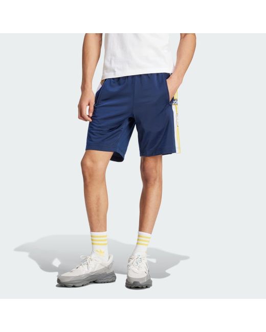 Adidas Blue Adicolor Adibreak Shorts for men