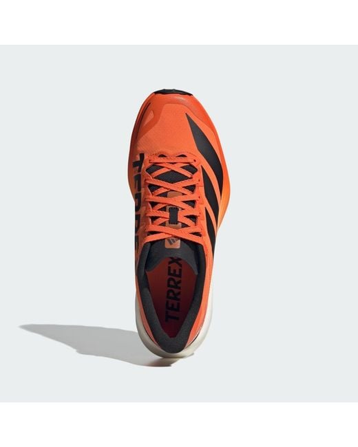 Adidas Red Terrex Agravic 4 Trail Running Shoes for men