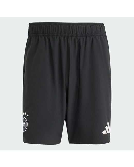 Adidas Blue Germany Tiro Travel Shorts for men