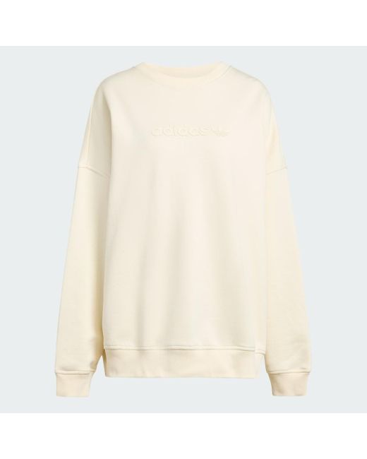 Adidas Natural Essentials Linear Oversized Sweatshirt