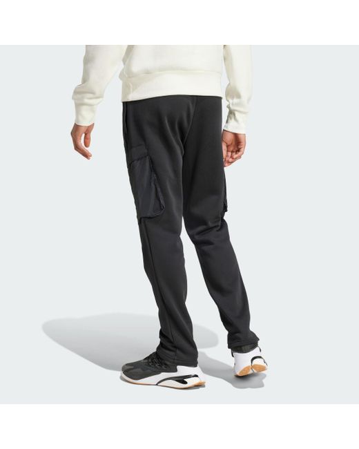 adidas City Escape Fleece Joggers in Black for Men Lyst UK