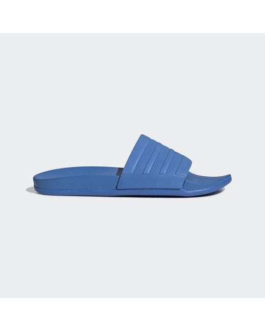 Adidas Blue Adilette Comfort Slides for men