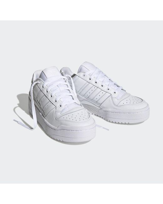 Adidas White Forum Bold Stripes